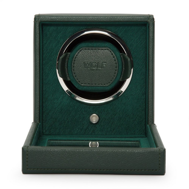 Cub Green Single Watch Winder With Cover