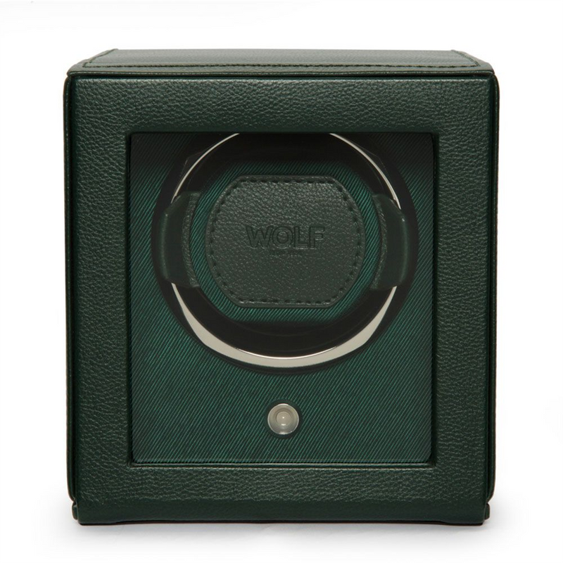 Cub Green Single Watch Winder With Cover