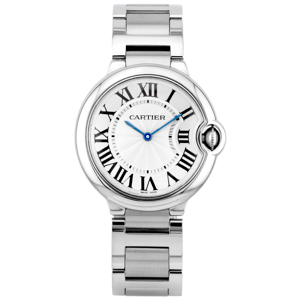 Cartier Ballon Bleu 36mm Steel Ladies Bracelet Watch