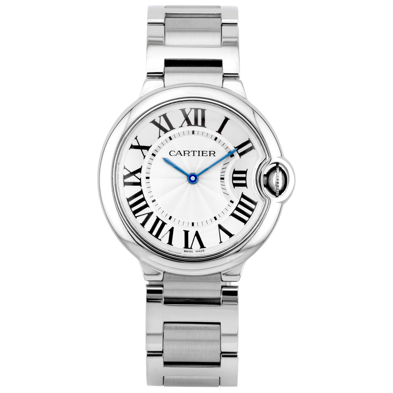 Cartier Ballon Bleu 36mm Steel Ladies Bracelet Watch