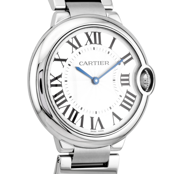 Cartier Ballon Bleu 36mm Steel Ladies Bracelet Watch