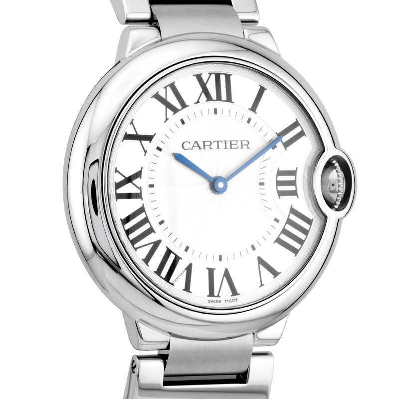 Cartier Ballon Bleu 36mm Steel Ladies Bracelet Watch
