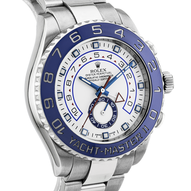 Pre-Owned Rolex Yacht-Master II White Dial Watch P-O 116680