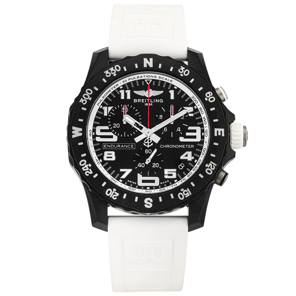 Pre-Owned Breitling Endurance 44mm White Rubber Strap Mens Watch (2024) - Berry's Jewellers