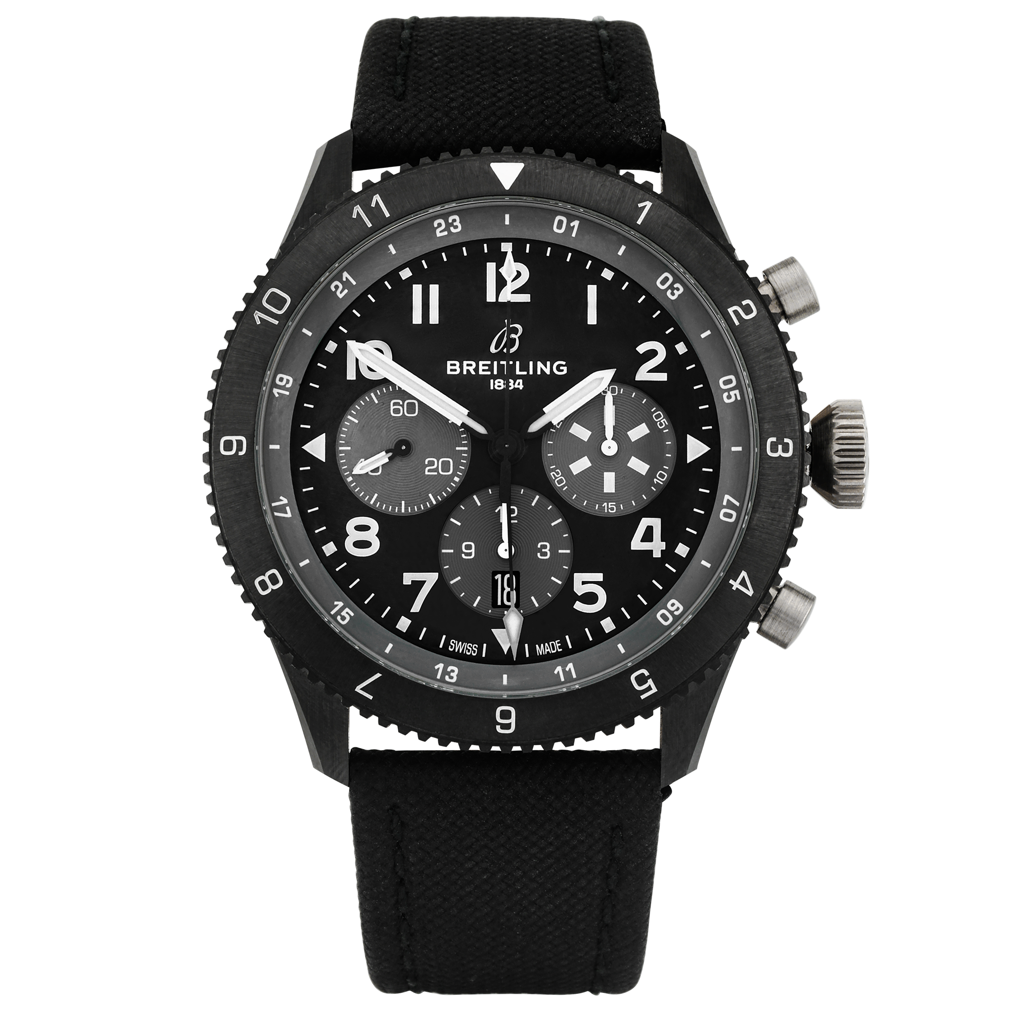 Pre-Owned Breitling Super AVI Mosquito Night Fighter Chronograph Watch (2023) - Berry's Jewellers
