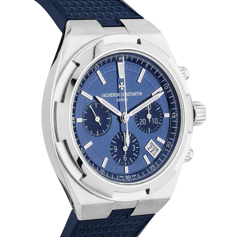 Pre-Owned Vacheron Constantin Overseas Chronograph Blue Dial Mens Watch - Berry's Jewellers