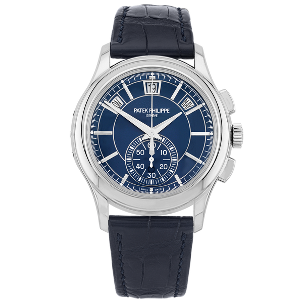 Pre-Owned Patek Philippe Complications Flyback Chronograph Platinum Watch (2019) - Berry's Jewellers