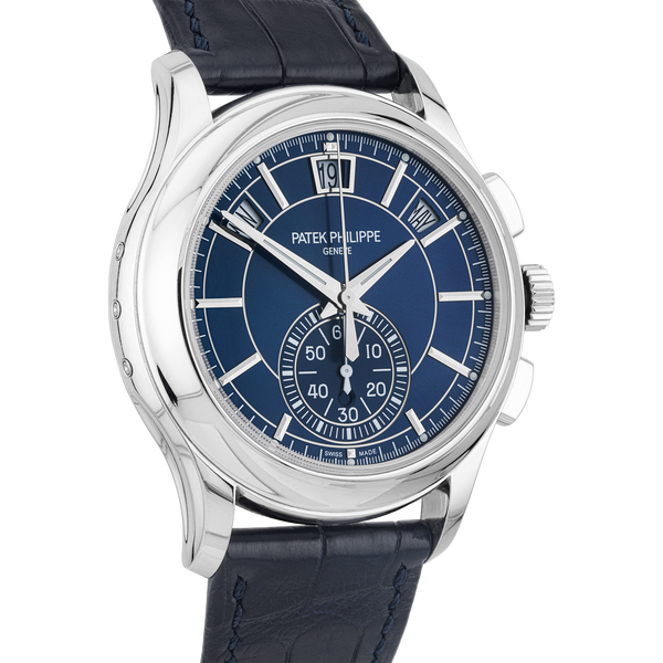 Pre-Owned Patek Philippe Complications Flyback Chronograph Platinum Watch (2019) - Berry's Jewellers