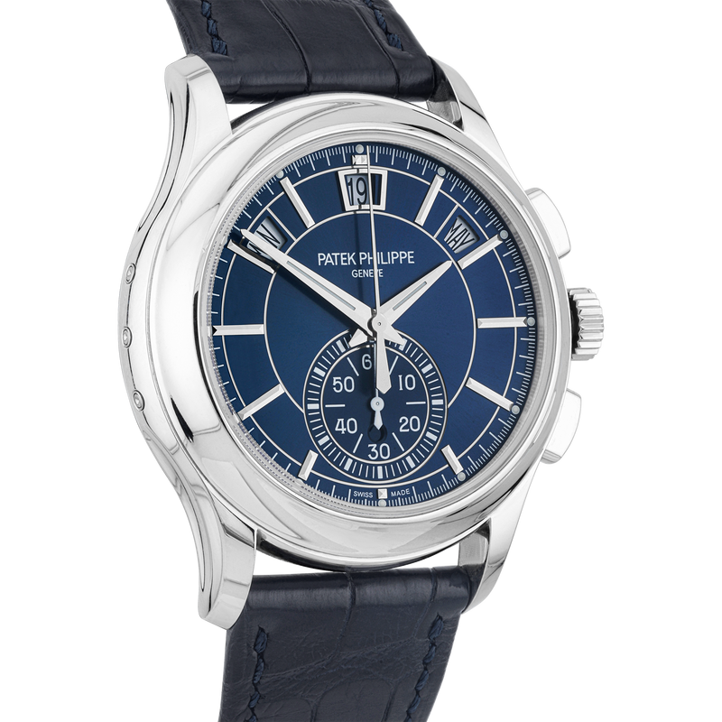 Pre-Owned Patek Philippe Complications Flyback Chronograph Platinum Watch (2019) - Berry's Jewellers