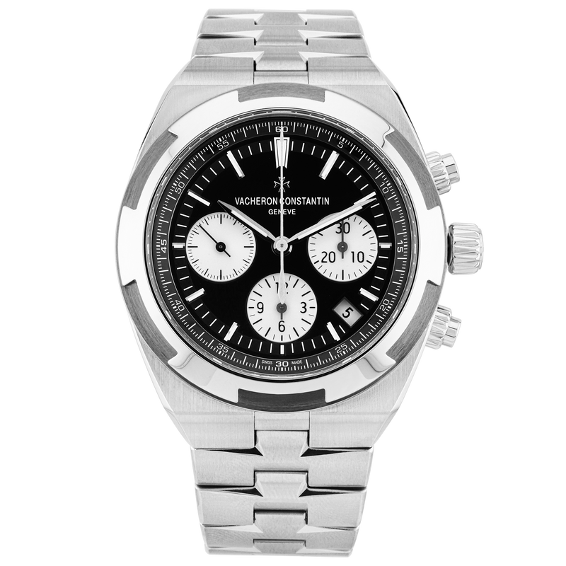 Pre-Owned Vacheron Constantin Overseas Chronograph Black Dial Mens Watch - Berry's Jewellers