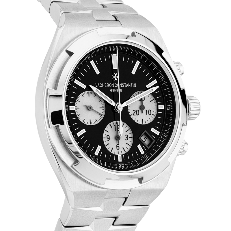 Pre-Owned Vacheron Constantin Overseas Chronograph Black Dial Mens Watch - Berry's Jewellers