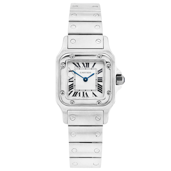Pre-Owned Cartier Santos Galbee Steel Ladies Bracelet Watch (2007) - Berry's Jewellers