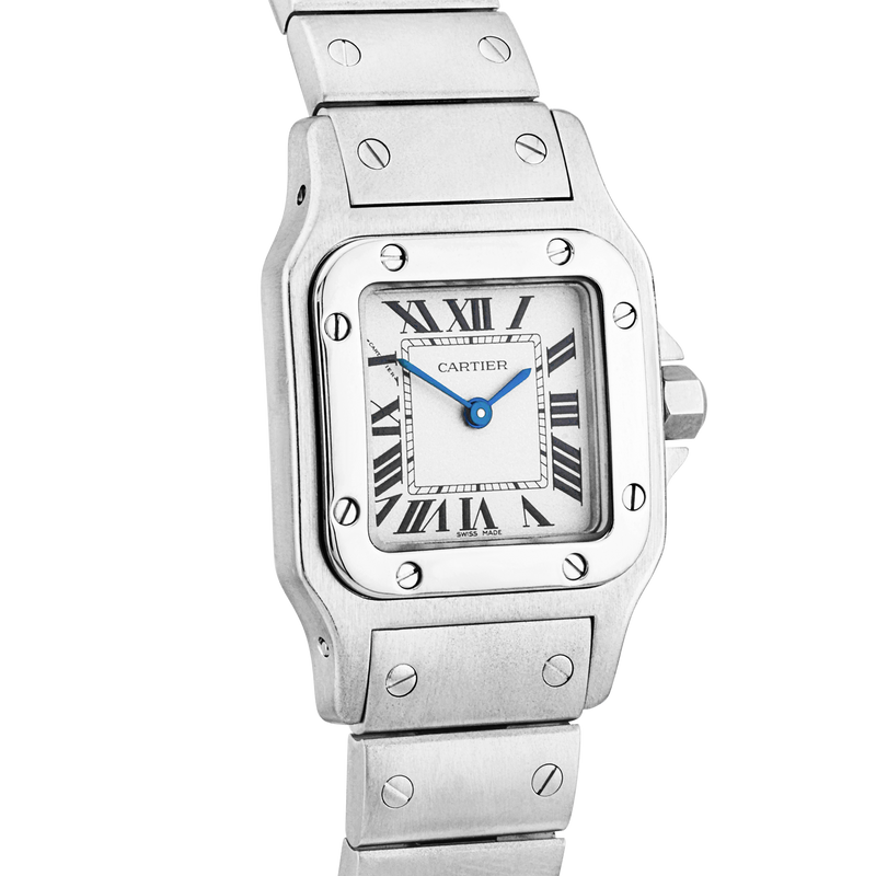 Pre-Owned Cartier Santos Galbee Steel Ladies Bracelet Watch (2007) - Berry's Jewellers