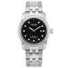 Pre-Owned TUDOR Glamour Date 31mm Black Diamond Dial Ladies Watch (2019) - Berry's Jewellers