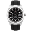Pre-Owned Rolex Sky-Dweller 42mm 18ct White Gold Bright Black Dial Watch (2024) - Berry's Jewellers