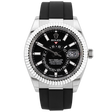 Pre-Owned Rolex Sky-Dweller 42mm 18ct White Gold Bright Black Dial Watch (2024) - Berry's Jewellers