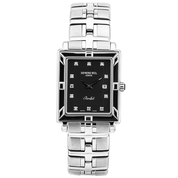 Pre-Owned Raymond Weil Parsifal Black Diamond Dot Dial Ladies Watch - Berry's Jewellers