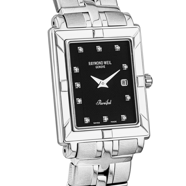 Pre-Owned Raymond Weil Parsifal Black Diamond Dot Dial Ladies Watch - Berry's Jewellers