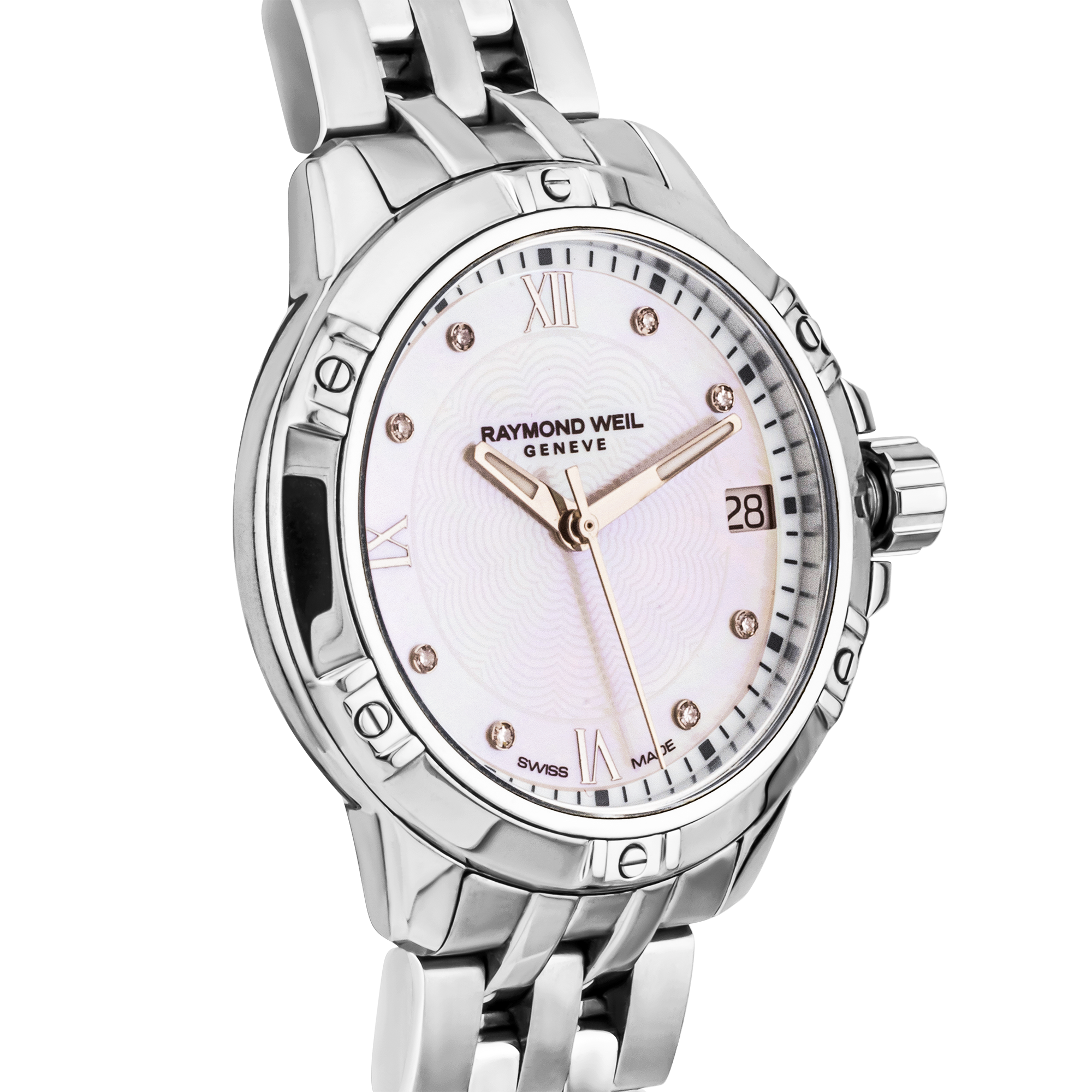 Pre-Owned Raymond Weil Tango 30mm White Mother of Pearl Ladies Watch (2023) - Berry's Jewellers