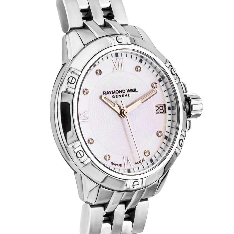 Pre-Owned Raymond Weil Tango 30mm White Mother of Pearl Ladies Watch (2023) - Berry's Jewellers