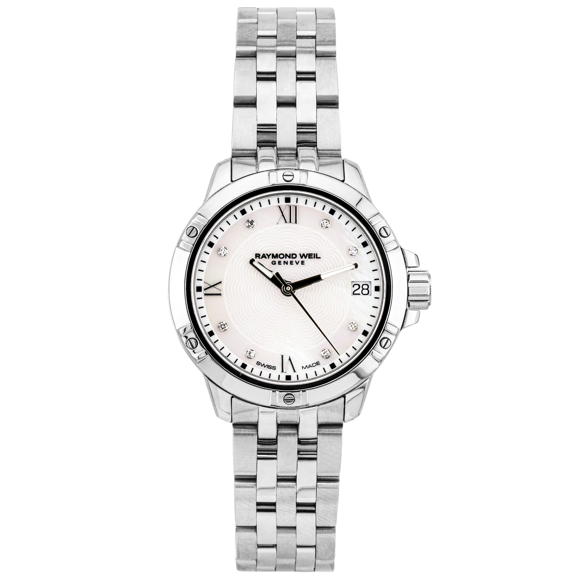 Pre-Owned Raymond Weil Tango 30mm White Mother of Pearl Ladies Watch (2023) - Berry's Jewellers