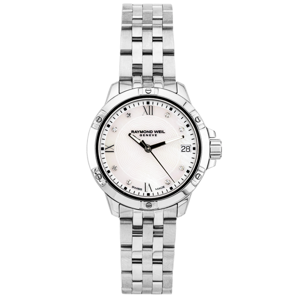 Pre-Owned Raymond Weil Tango 30mm White Mother of Pearl Ladies Watch (2023) - Berry's Jewellers