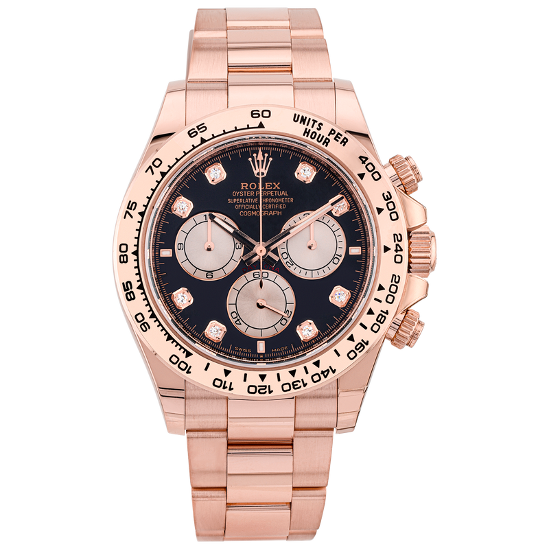 Pre-Owned Rolex Daytona Cosmograph 18ct Rose Gold Diamond Dial Watch (2024) - Berry's Jewellers