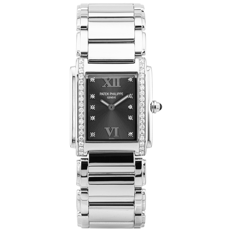 Patek Philippe Twenty~4 Grey Diamond Dial Ladies Watch (2003)