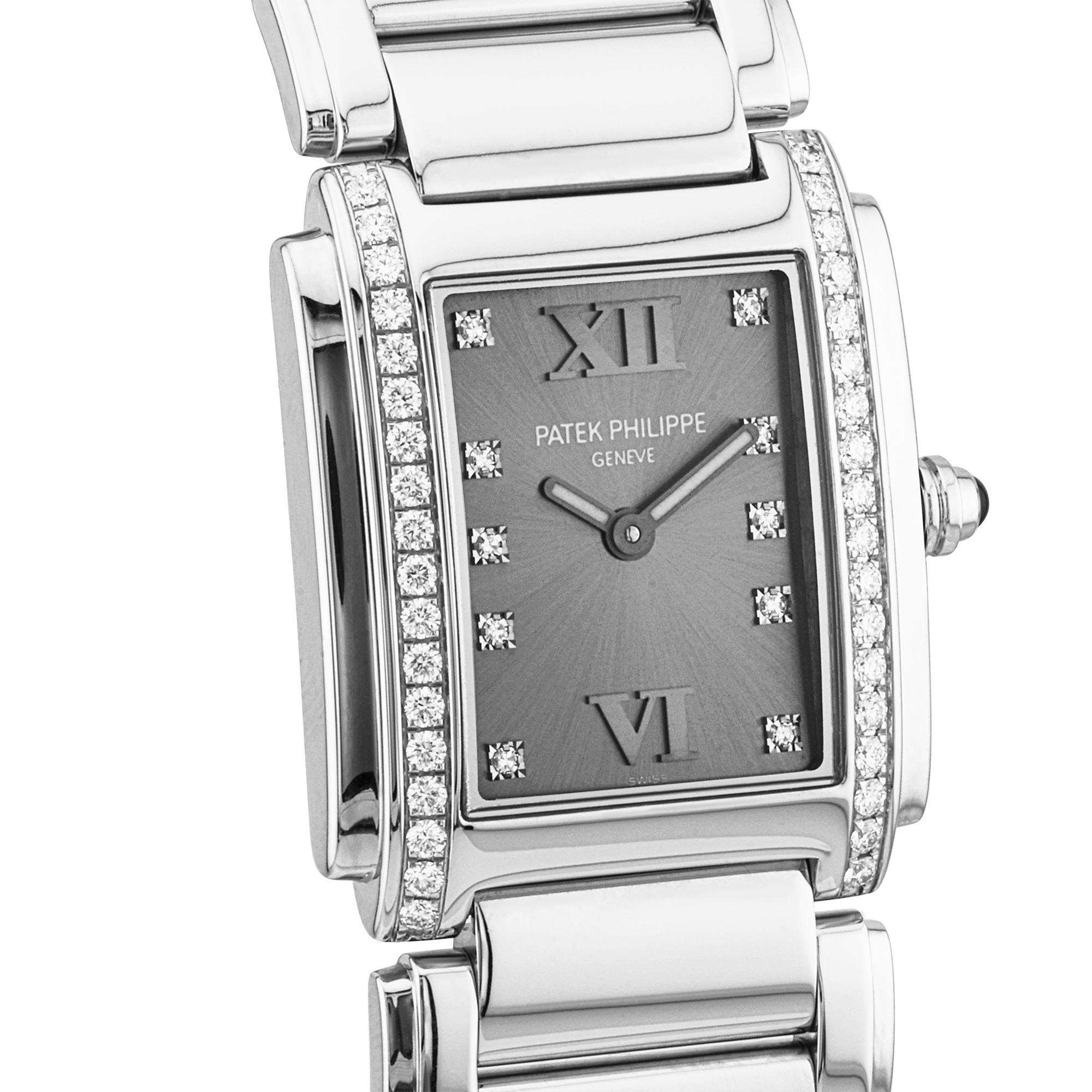 Patek Philippe Twenty~4 Grey Diamond Dial Ladies Watch (2003)