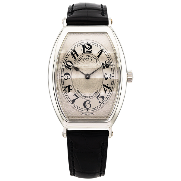 Pre-Owned Patek Philippe Gondolo Platinum Dial Mens Manual-Wind Watch - Berry's Jewellers