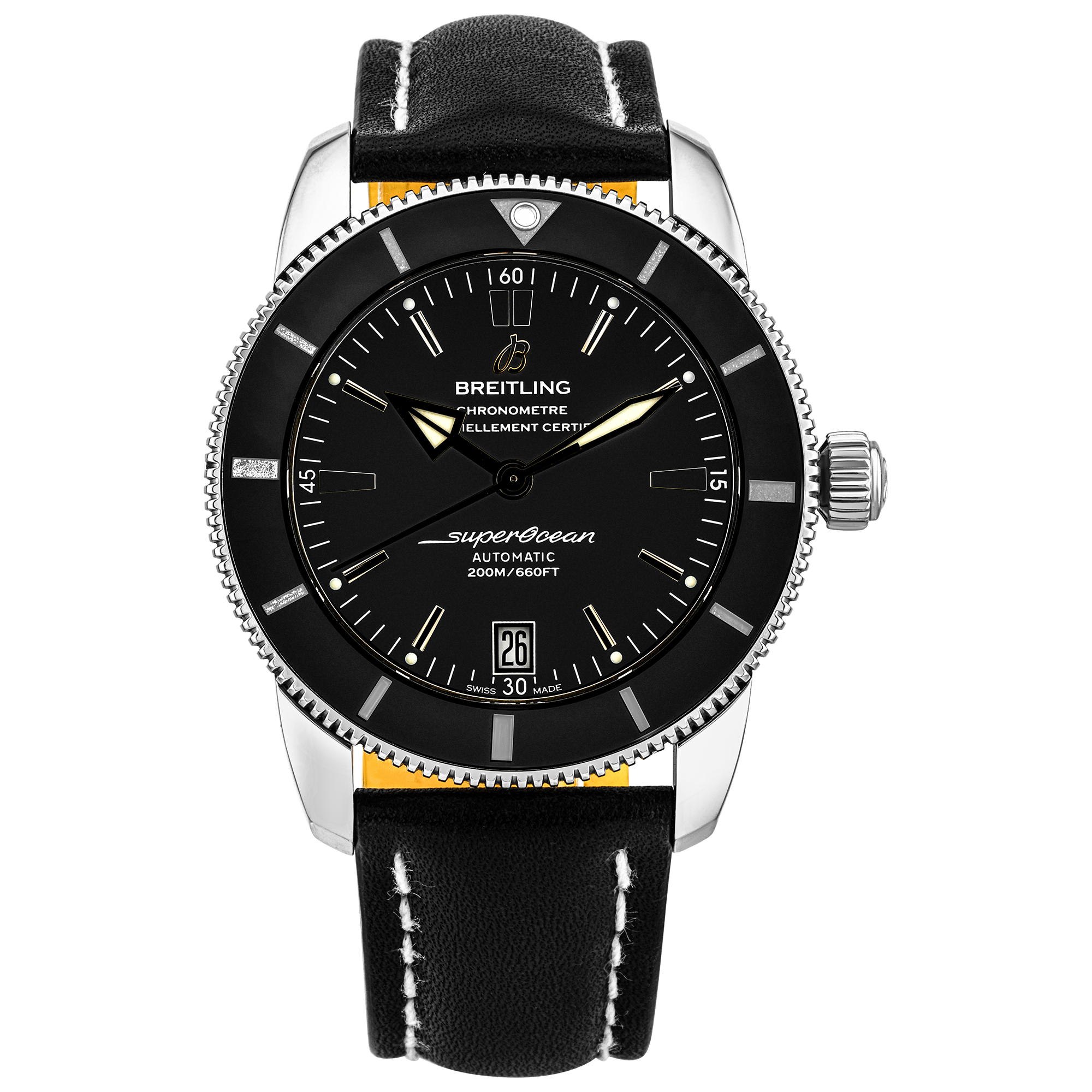 Pre-Owned Breitling Superocean Heritage II 42mm Black Dial Mens Watch (2017) - Berry's Jewellers