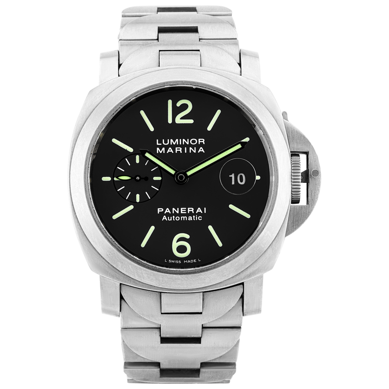 Pre-Owned Panerai Luminor Marina 44mm Titanium Mens Bracelet Watch (2008) - Berry's Jewellers