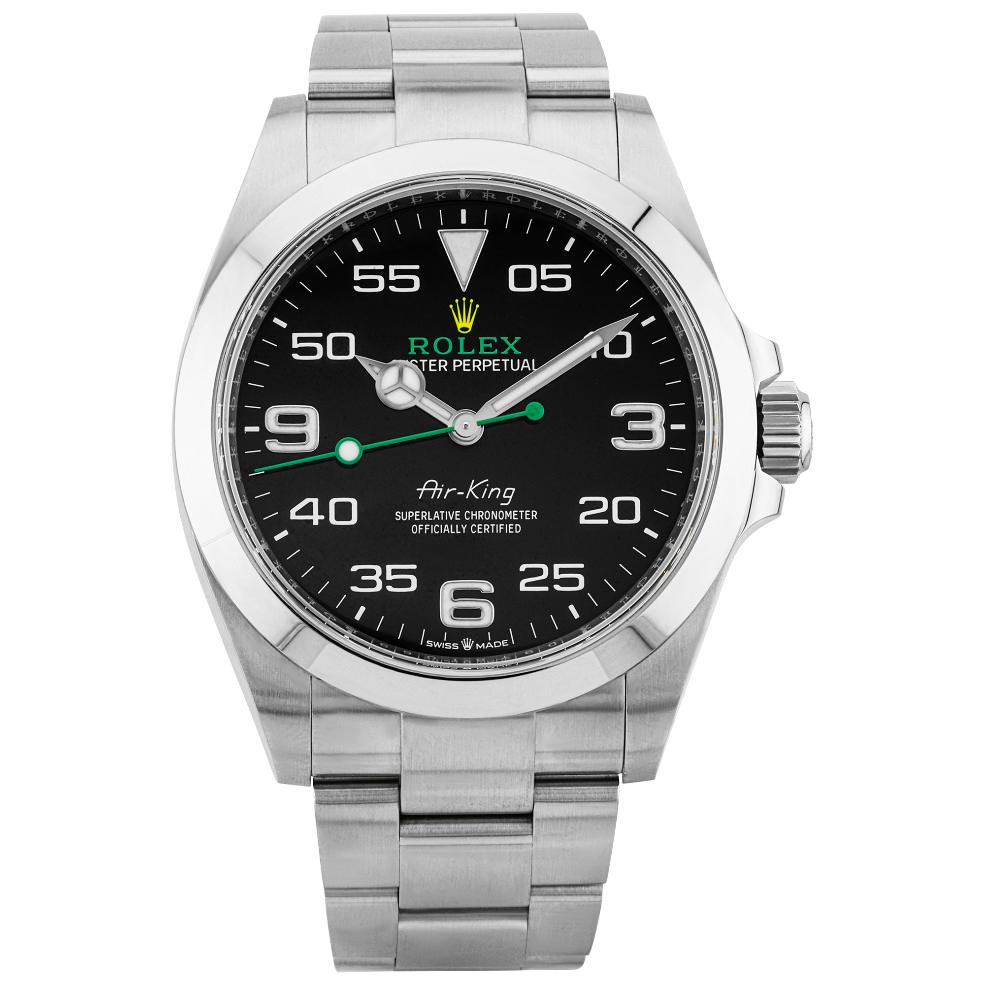 Pre-Owned Rolex Air-King 40mm Black Dial Automatic Bracelet Watch (2023) - Berry's Jewellers