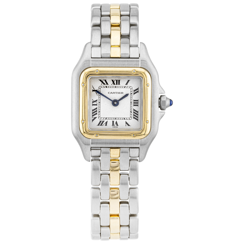 Cartier Panthere Small 18ct Yellow Gold & Steel Ladies Bracelet Watch