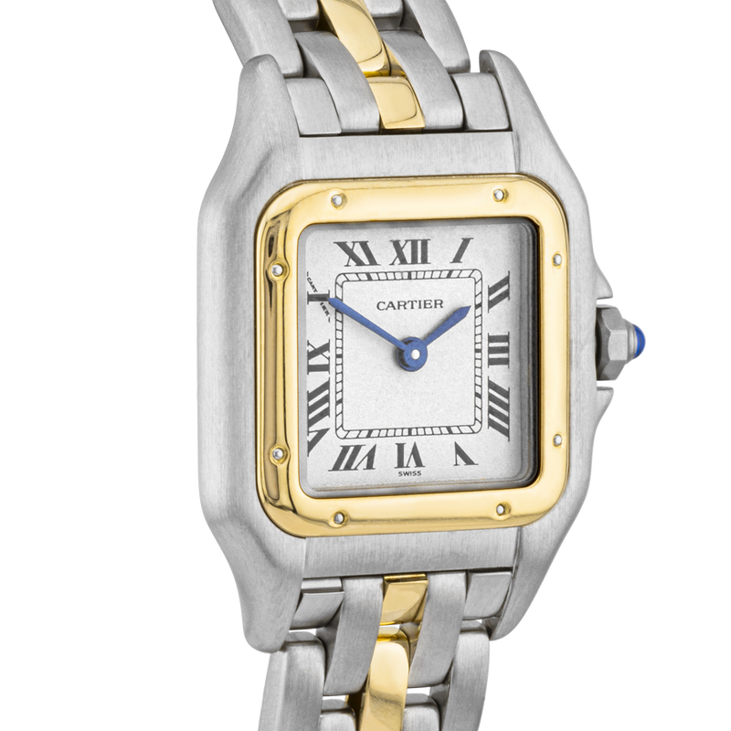 Cartier Panthere Small 18ct Yellow Gold & Steel Ladies Bracelet Watch