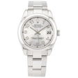 Rolex Datejust 31mm Silver Arabic Dial Ladies Bracelet Watch (2006) 178240