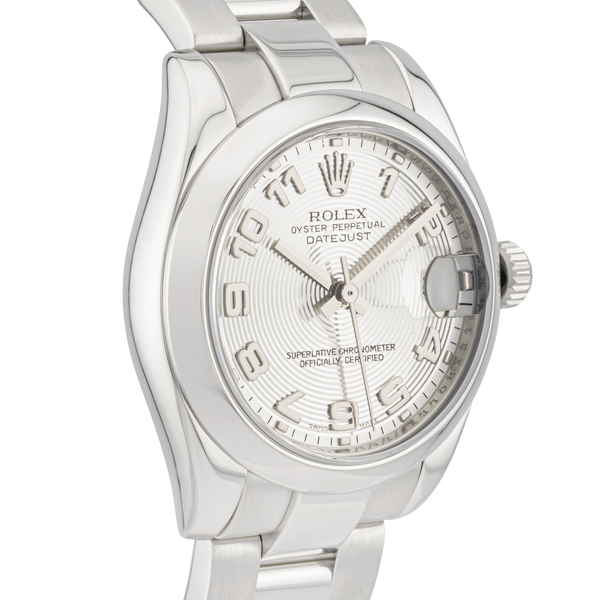 Rolex Datejust 31mm Silver Arabic Dial Ladies Bracelet Watch (2006)