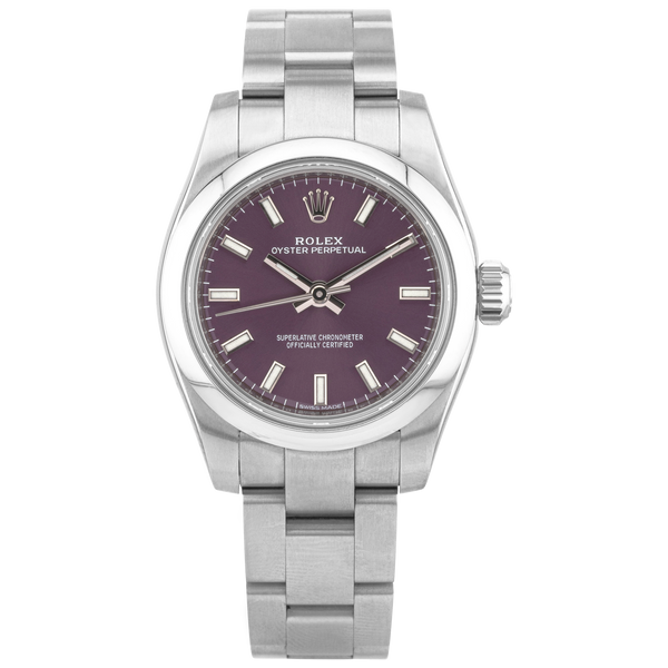 Rolex Datejust 26mm Purple Grape Dial Ladies Bracelet Watch (2016)