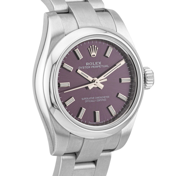 Rolex Datejust 26mm Purple Grape Dial Ladies Bracelet Watch (2016)