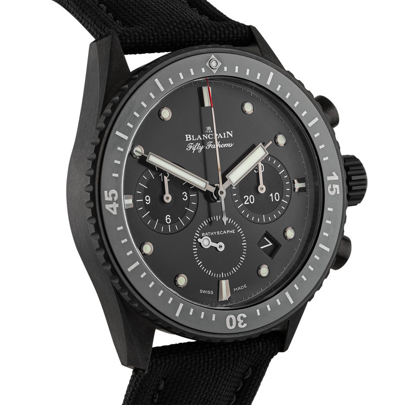 Pre-Owned Blancpain Fifty Fathoms Bathyscape Flyback Chronograph Watch (2022) - Berry's Jewellers