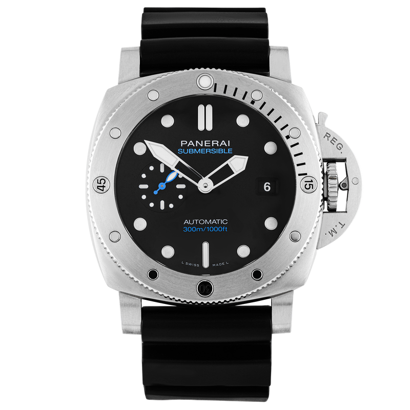 Pre-Owned Panerai Submersible QuarantaQuattro Black Dial Mens Watch (2023) - Berry's Jewellers