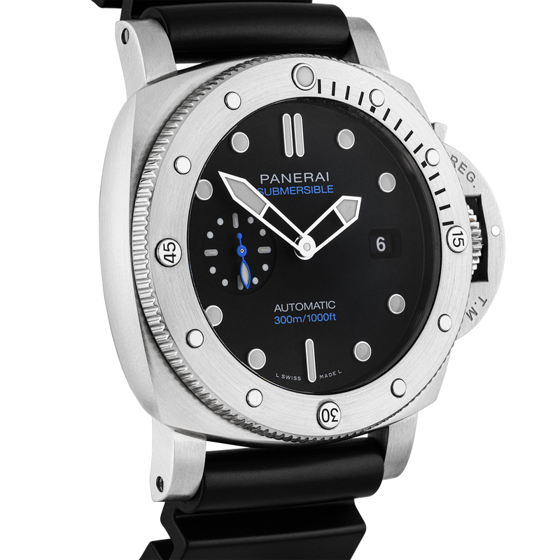 Pre-Owned Panerai Submersible QuarantaQuattro Black Dial Mens Watch (2023) - Berry's Jewellers