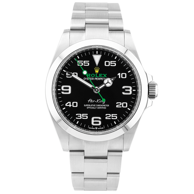 Pre-Owned Rolex Air-King 40mm Black Dial Automatic Bracelet Watch (2025) - Berry's Jewellers