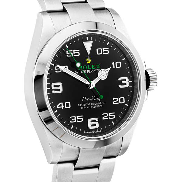 Pre-Owned Rolex Air-King 40mm Black Dial Automatic Bracelet Watch (2025) - Berry's Jewellers