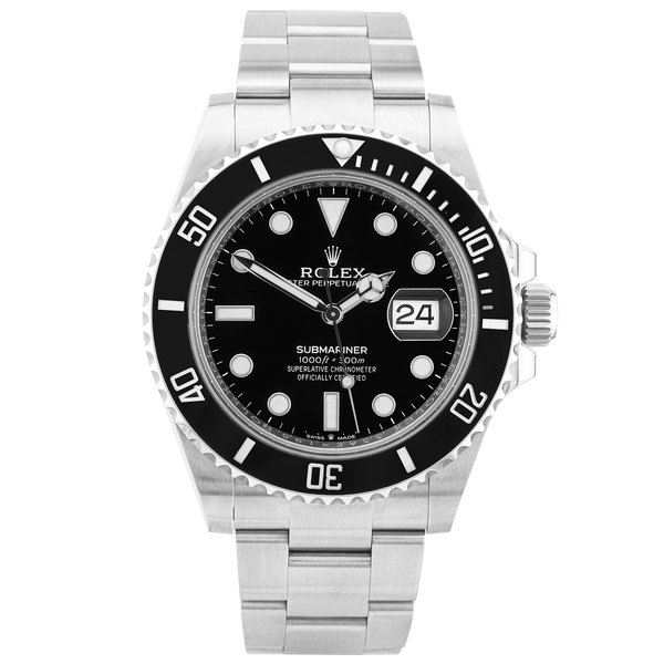 Rolex Submariner Date 41mm Black Dial Mens Bracelet Watch (2022)