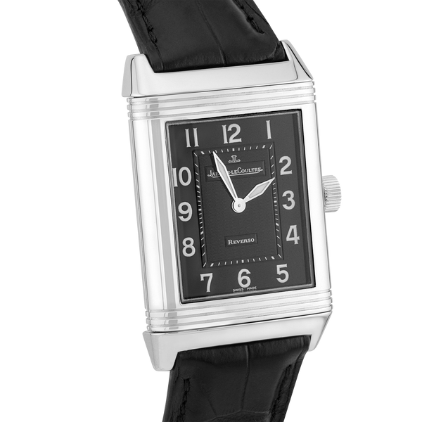 Jaeger LeCoultre Reverso Grand Taille Black Dial Quartz Watch