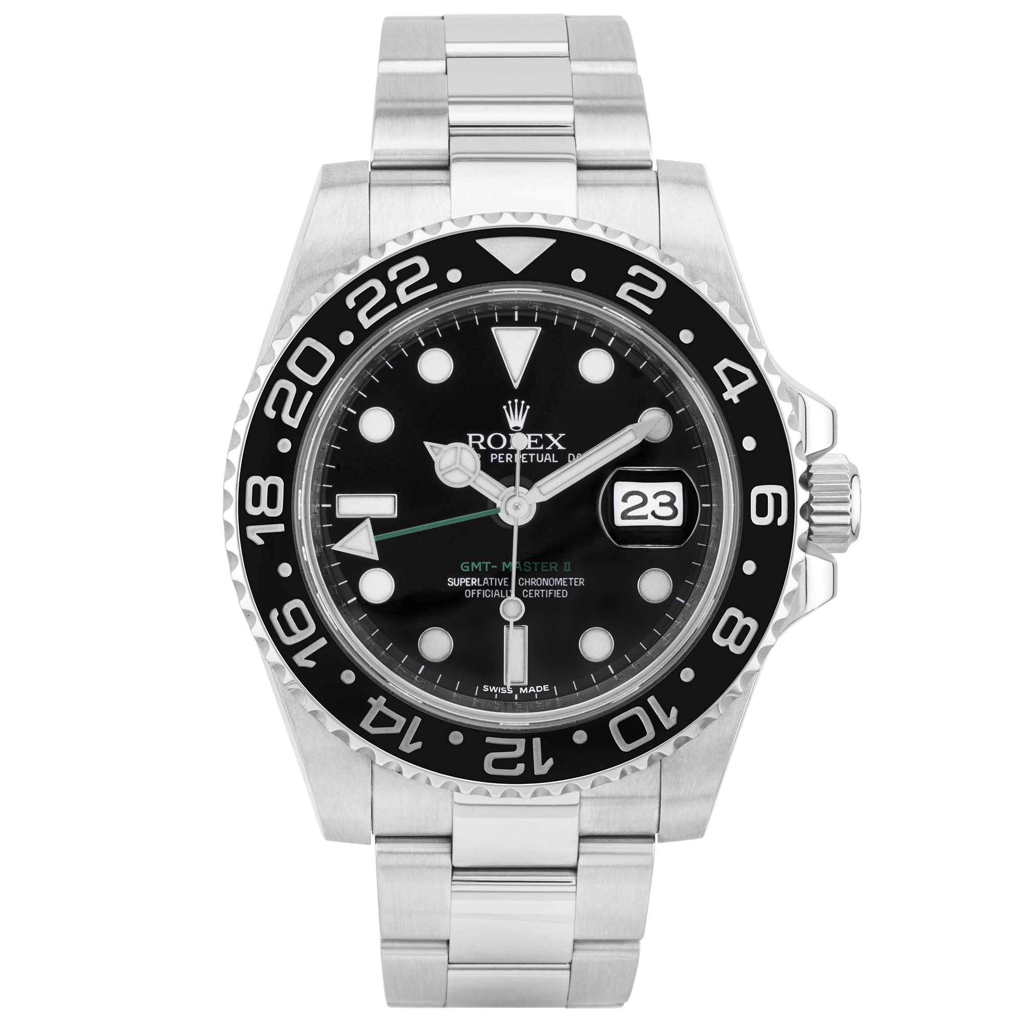Rolex GMT-Master II 40mm Black Dial Mens Watch (2010)