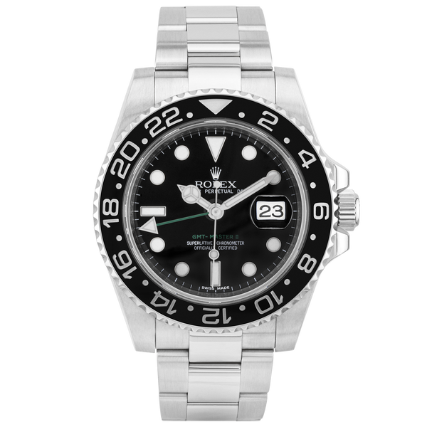 Rolex GMT-Master II 40mm Black Dial Mens Watch (2010)