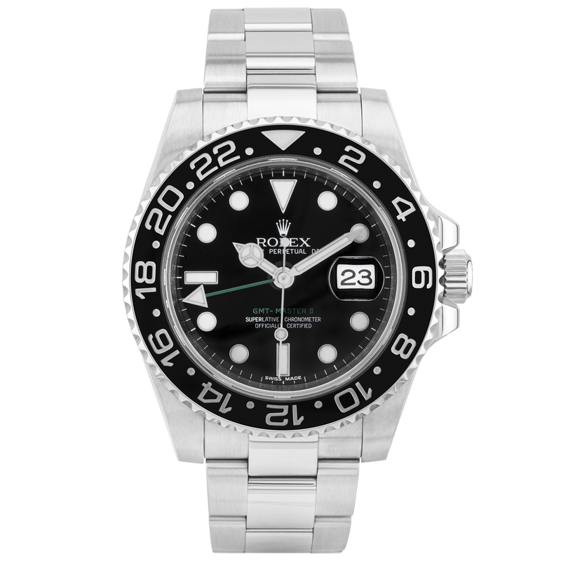 Rolex GMT-Master II 40mm Black Dial Mens Watch (2010)