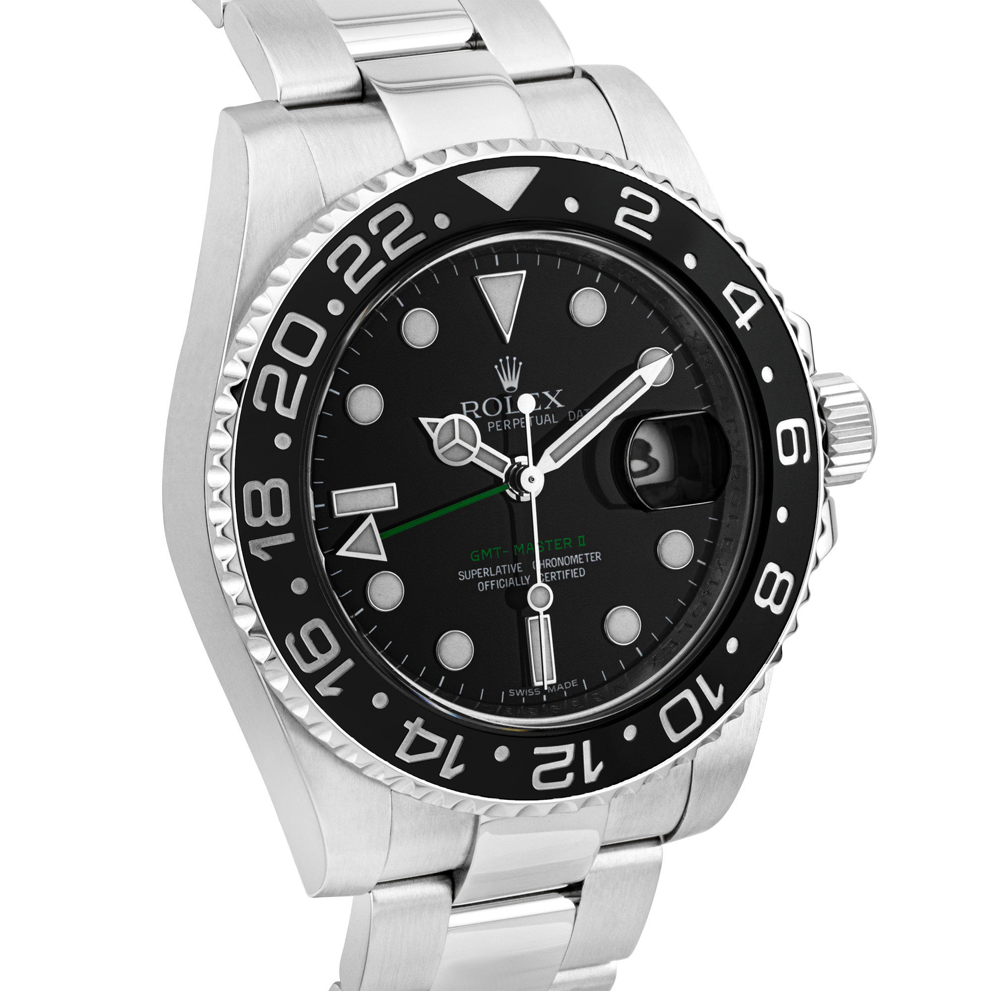 Rolex GMT-Master II 40mm Black Dial Mens Watch (2010)